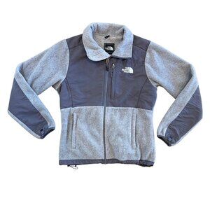 The North Face Women's Denali Retro Full Zip Fleece Purple Grey Gray Size Small